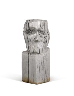 Thomas Houseago - Carved Head (Base)