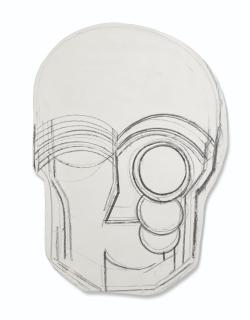 Thomas Houseago - Shadow Face (Study)