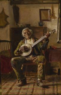 Thomas Hovenden - Untitled (Man With Banjo)