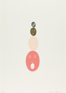 Thomas Huber - Folge von 11 Bll.: Familienbildnisse