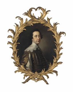 Thomas Hudson - Portrait of a gentleman, half-length, in a lace collar