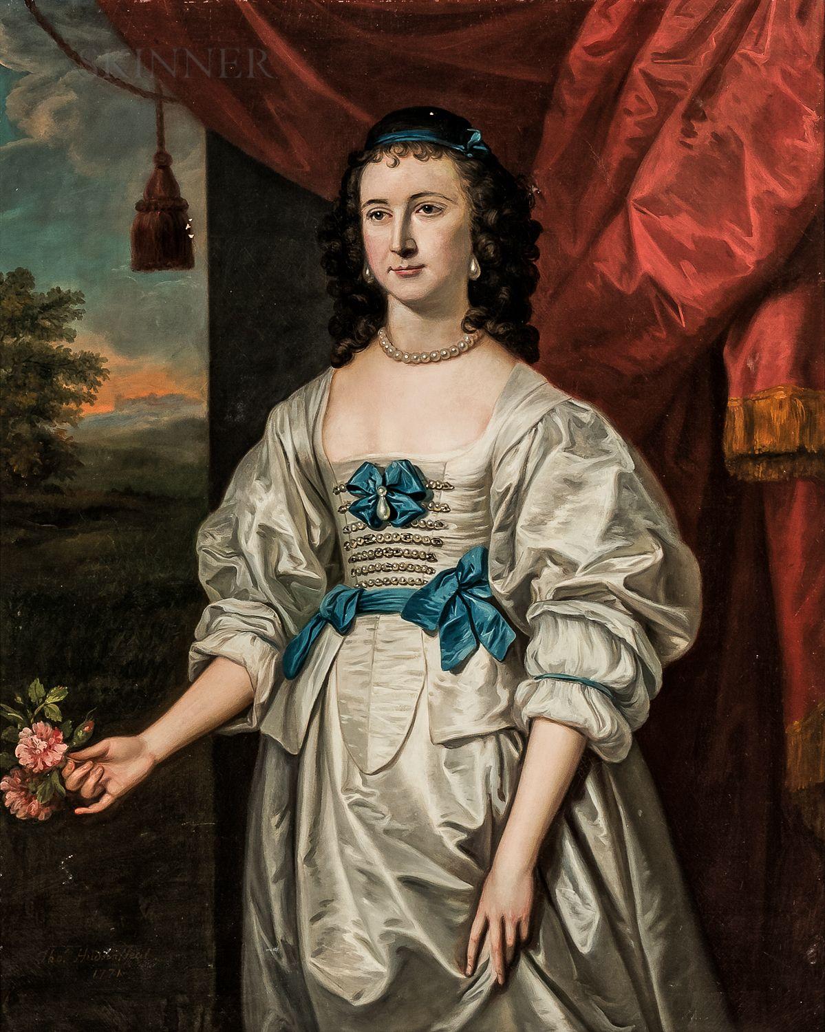 Thomas Hudson - Portrait of Mrs. Richard Ray (née Elizabeth Lock, 1750-1815)