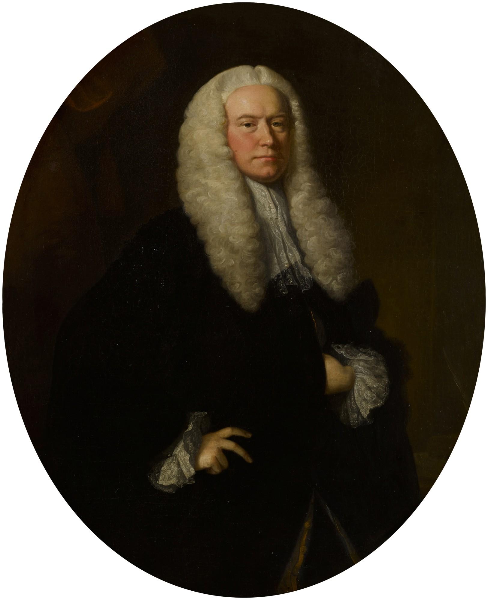Thomas Hudson - Portrait of Richard Eld, Master in Chancery, three-quarter length