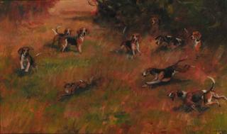 Thomas Ivester-Lloyd - Hounds with hare