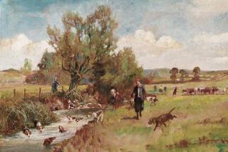 Thomas Ivester Lloyd - The otter hunt