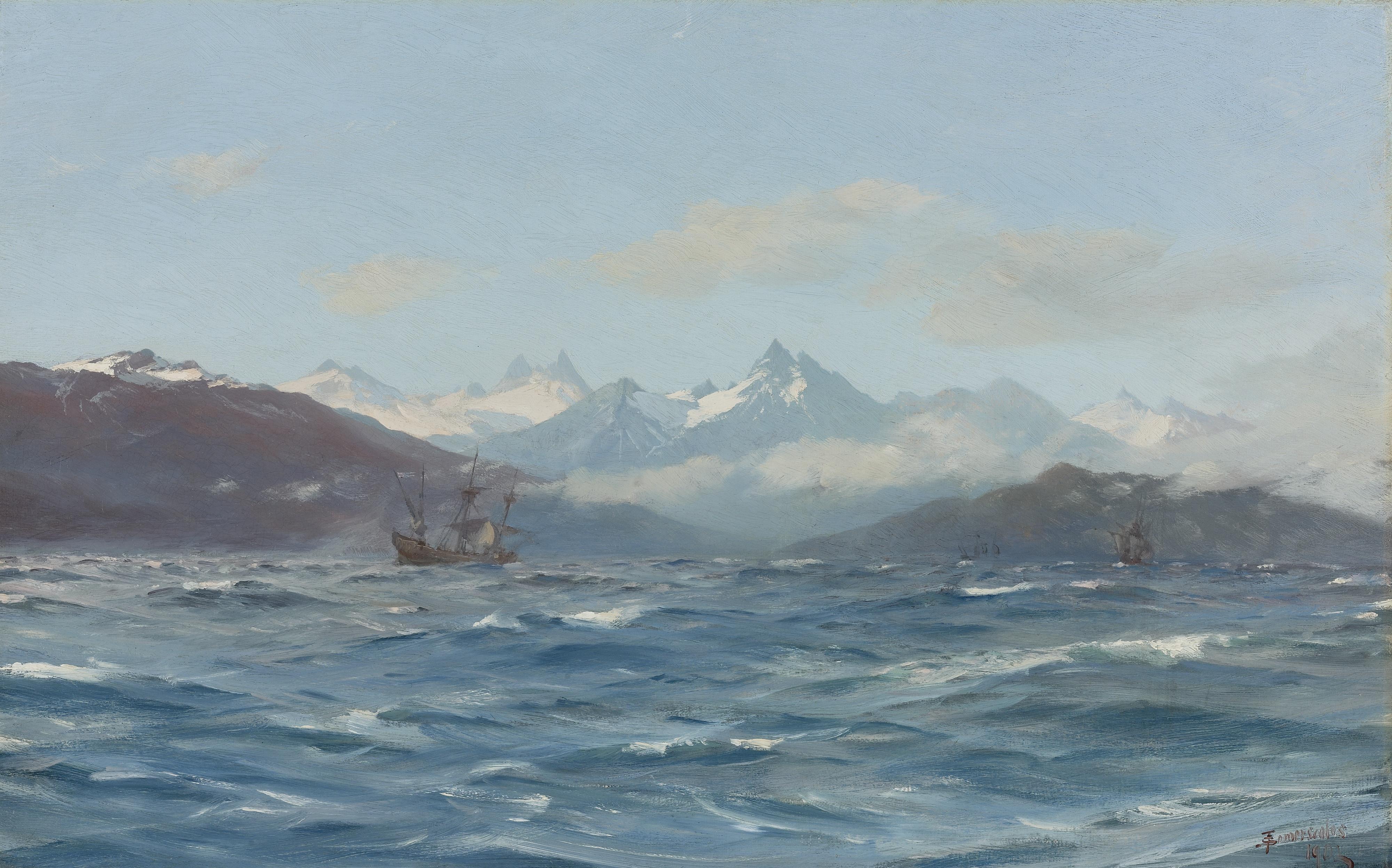Thomas Jacques Somerscales - Crossing The Straits Of Magellan