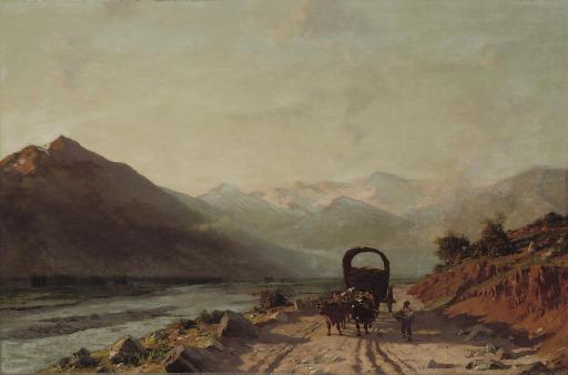 Thomas Jacques Somerscales - Morning in the Valley of Aconcagua, Chile