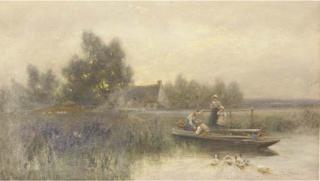 Thomas James Lloyd, R.W.S - Fen folk
