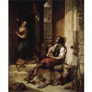 Thomas Jones Barker - The Hunter\'S Return