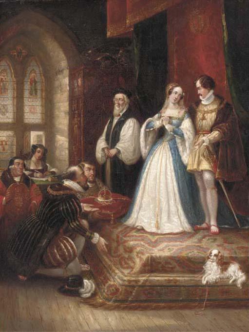 Thomas Jones Barker - The marriage of Queen Mary