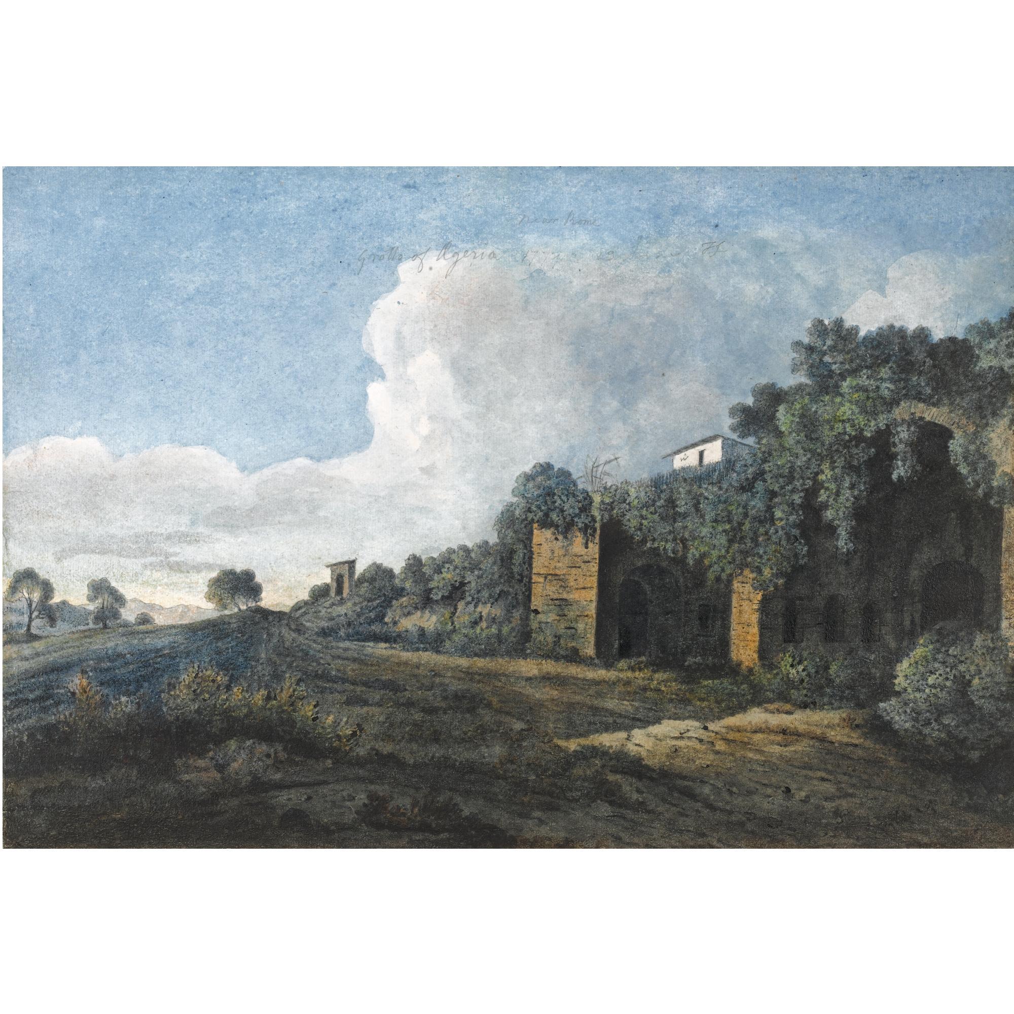 Thomas Jones - The Grotto Of Egeria, Near Rome