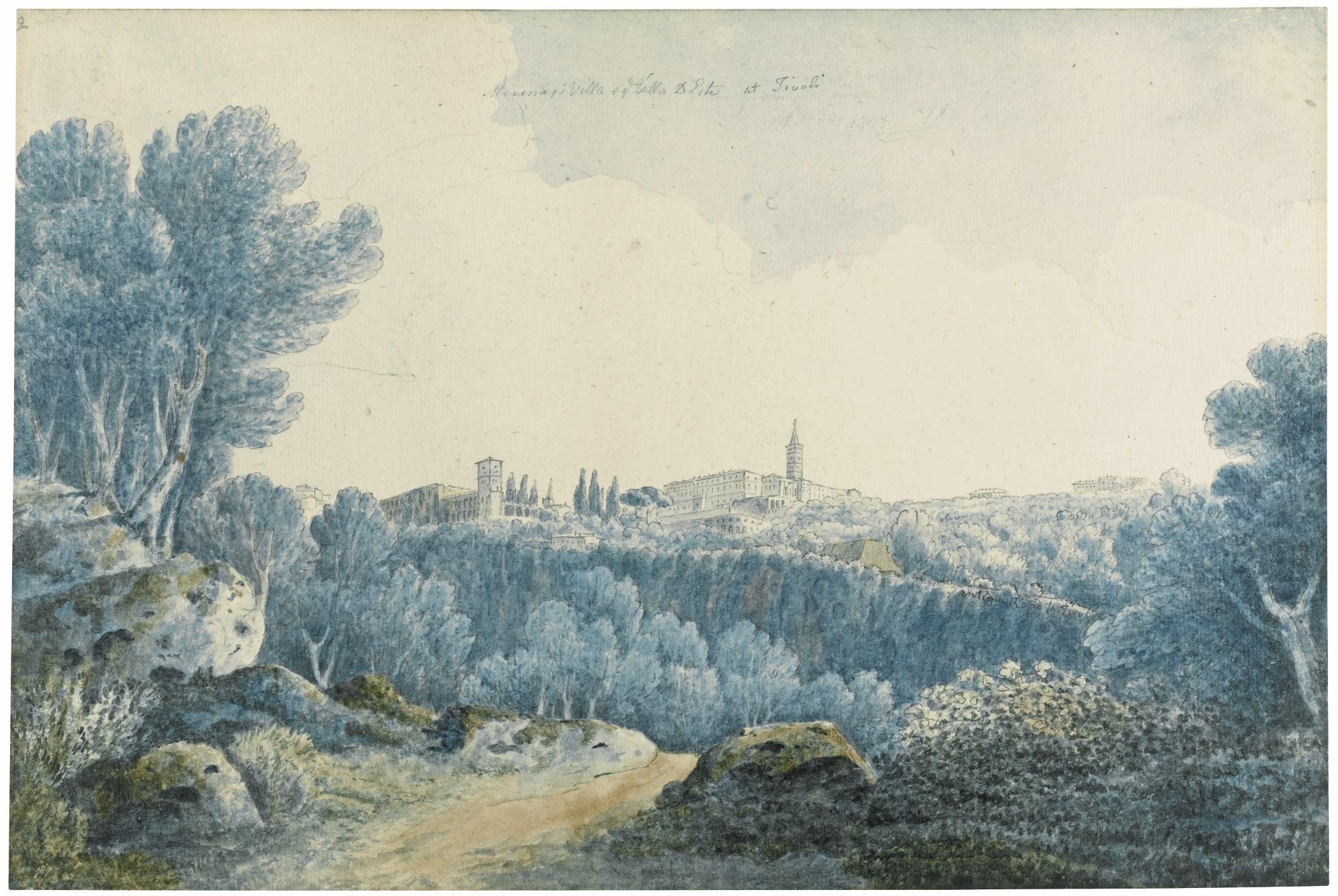 Thomas Jones - The Villa Of Maecenas And The Villa D’Este, Tivoli