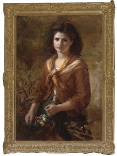 Thomas Kent Pelham - The Flower Girl