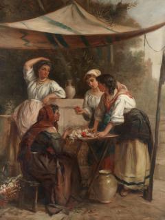 Thomas Kent Pelham - The Flower Seller