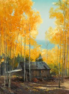 Thomas Kinkade - In the Autumn Forest