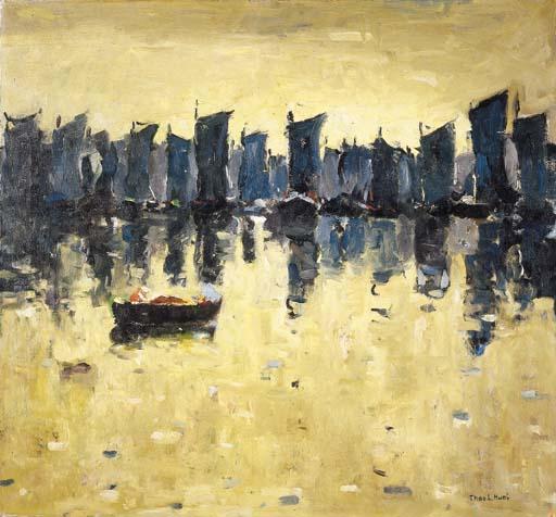 Thomas L. Hunt - Sails at Twilight