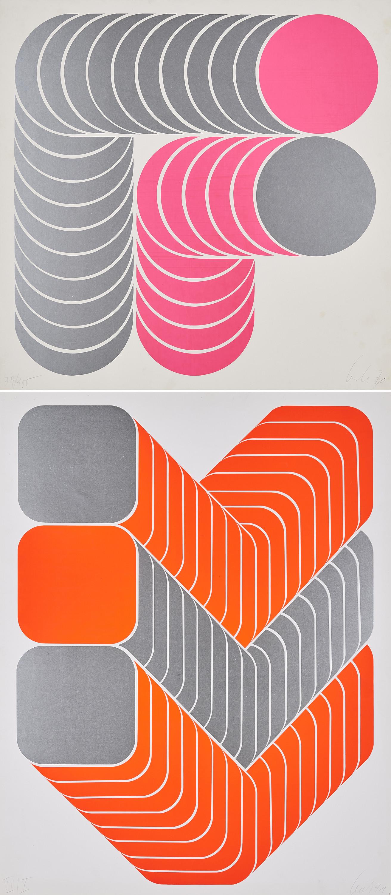 Thomas Lenk - Konvolut von 2 Druckgrafiken.