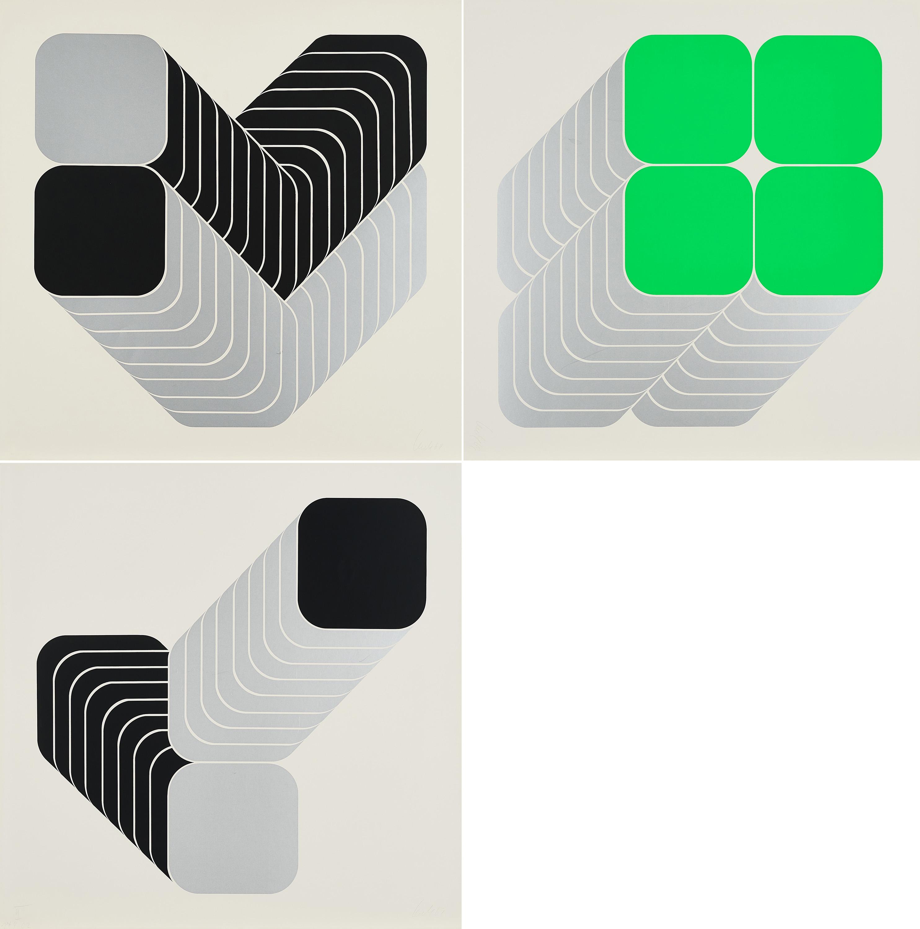 Thomas Lenk - Konvolut von 3 Serigrafien