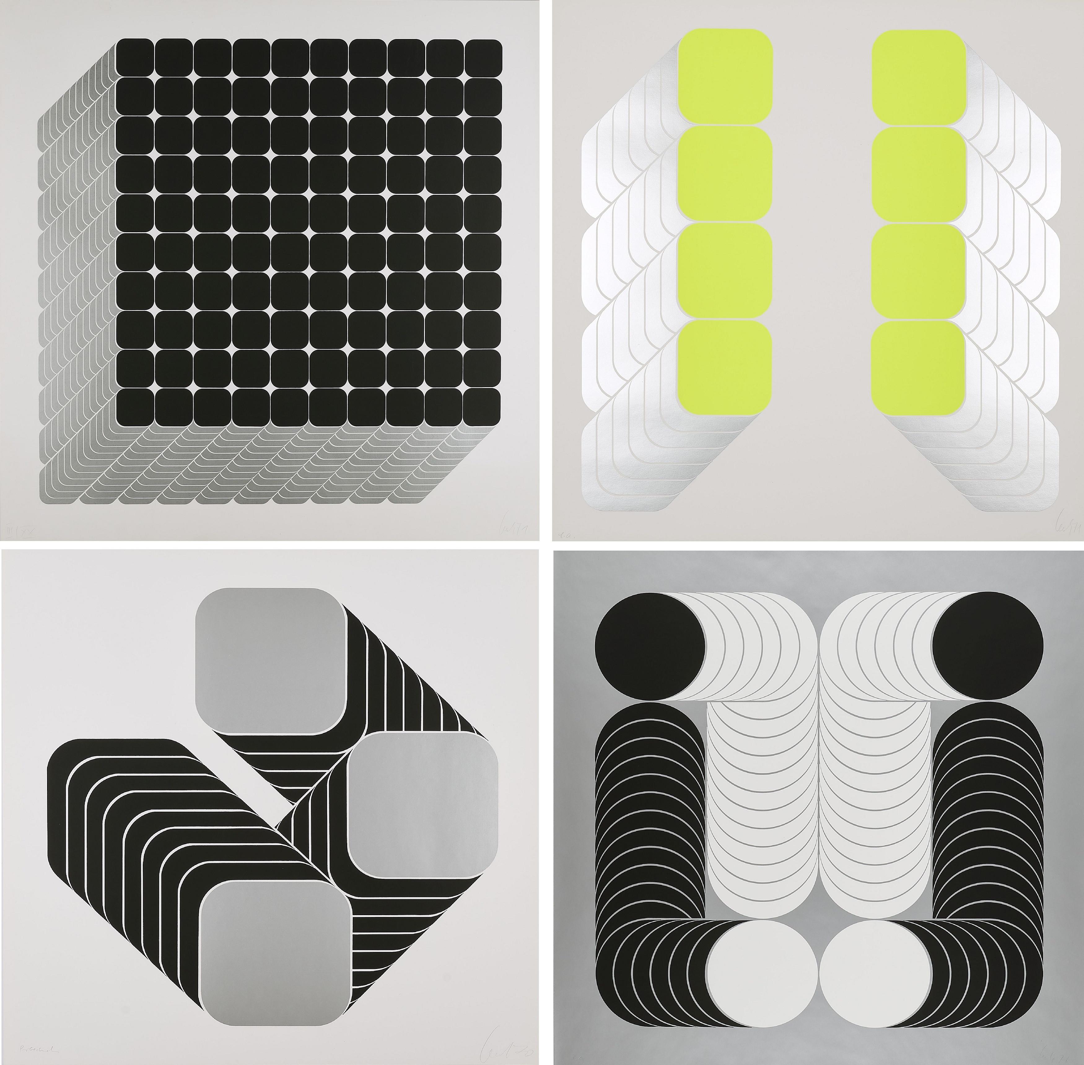 Thomas Lenk - Konvolut von 4 Serigrafien.