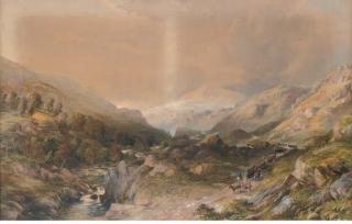 Thomas Lindsay, N.W.S. - In The Wilds of Wales