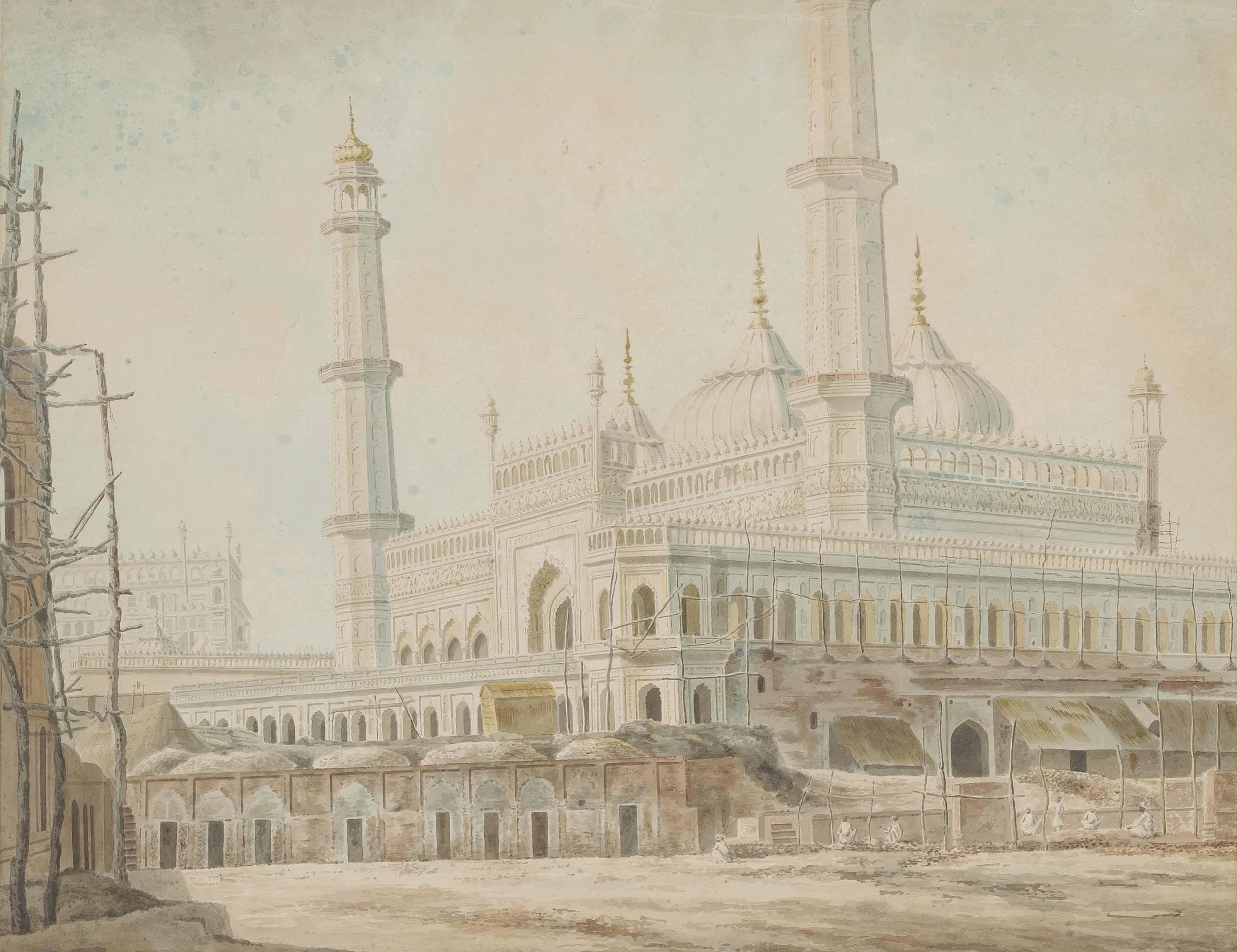Thomas Longcroft - The Mosque Adjacent To The Imambara of Nawab Asaf-Ud-Daulah, Lucknow