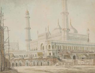 Thomas Longcroft - The Mosque Adjacent To The Imambara of Nawab Asaf-Ud-Daulah, Lucknow