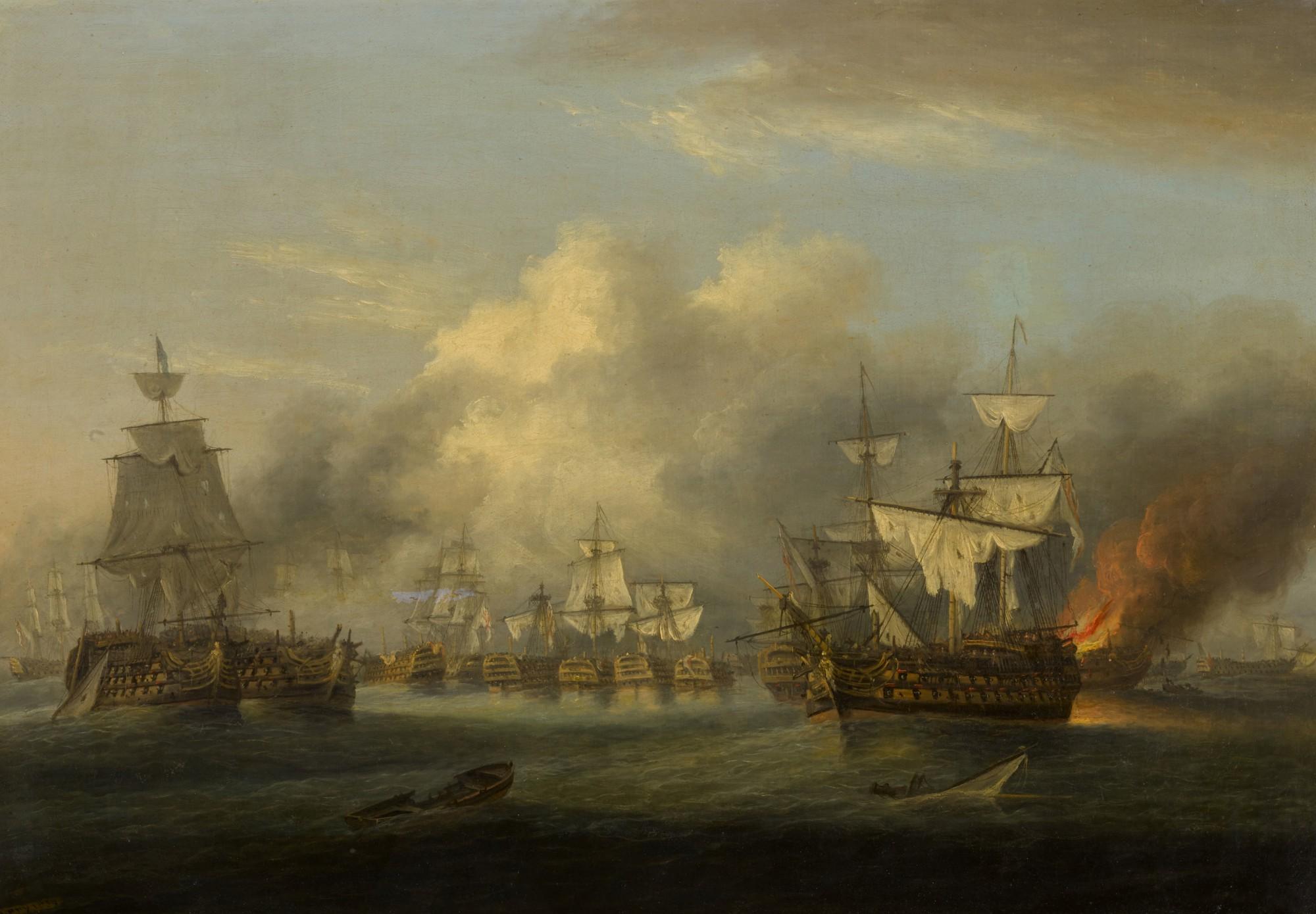 Thomas Luny - End Of The Battle Of Trafalgar, 1805