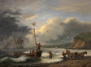 Thomas Luny - Smugglers on the Devonshire coast