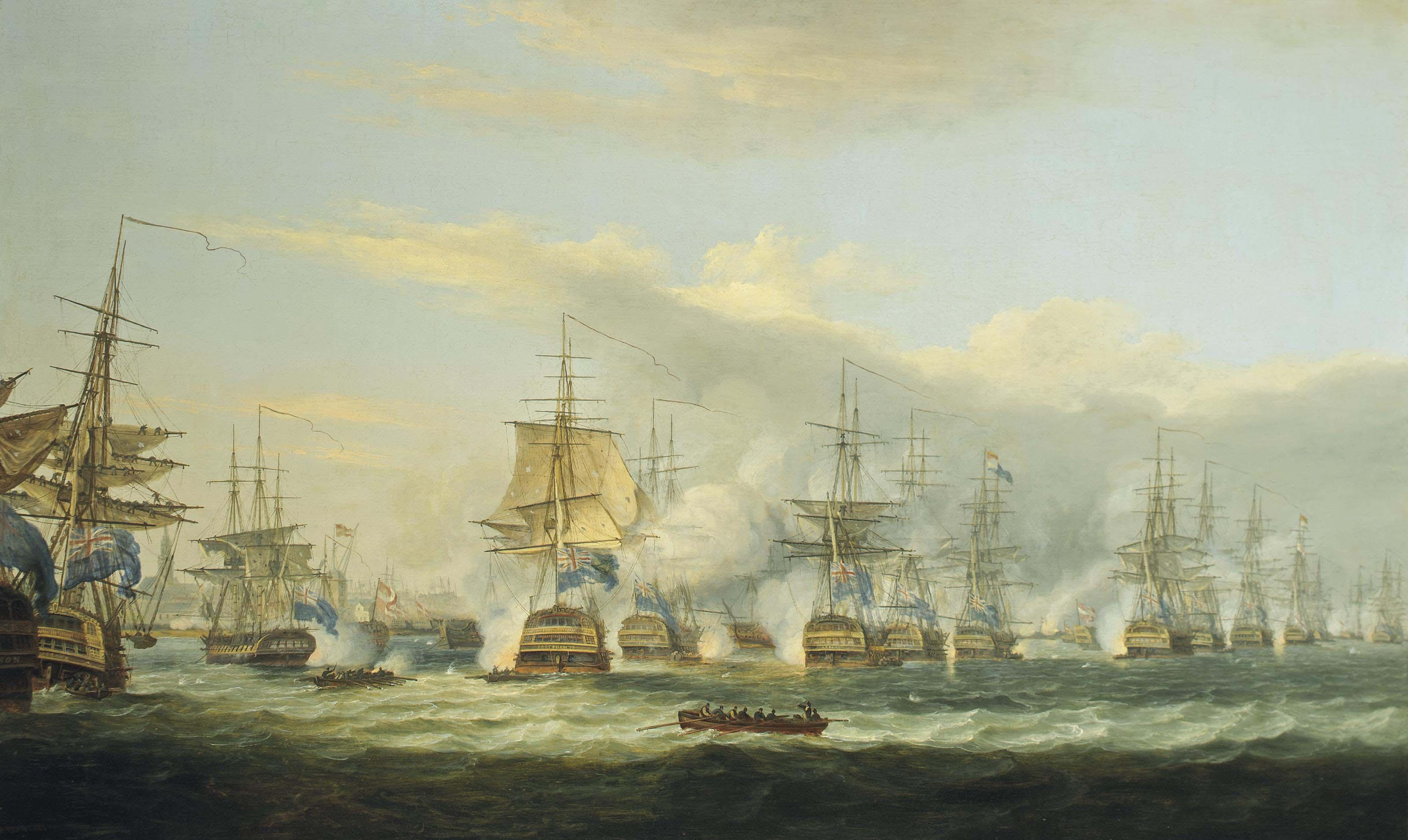 Thomas Luny - The Battle Of Copenhagen, 2Nd April 1801