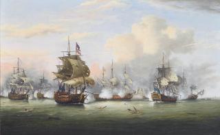 Thomas Luny - The Battle of the Dogger Bank, 5th August 1781