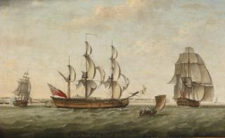 Thomas Luny - The Lord North, Seen From Three Positions