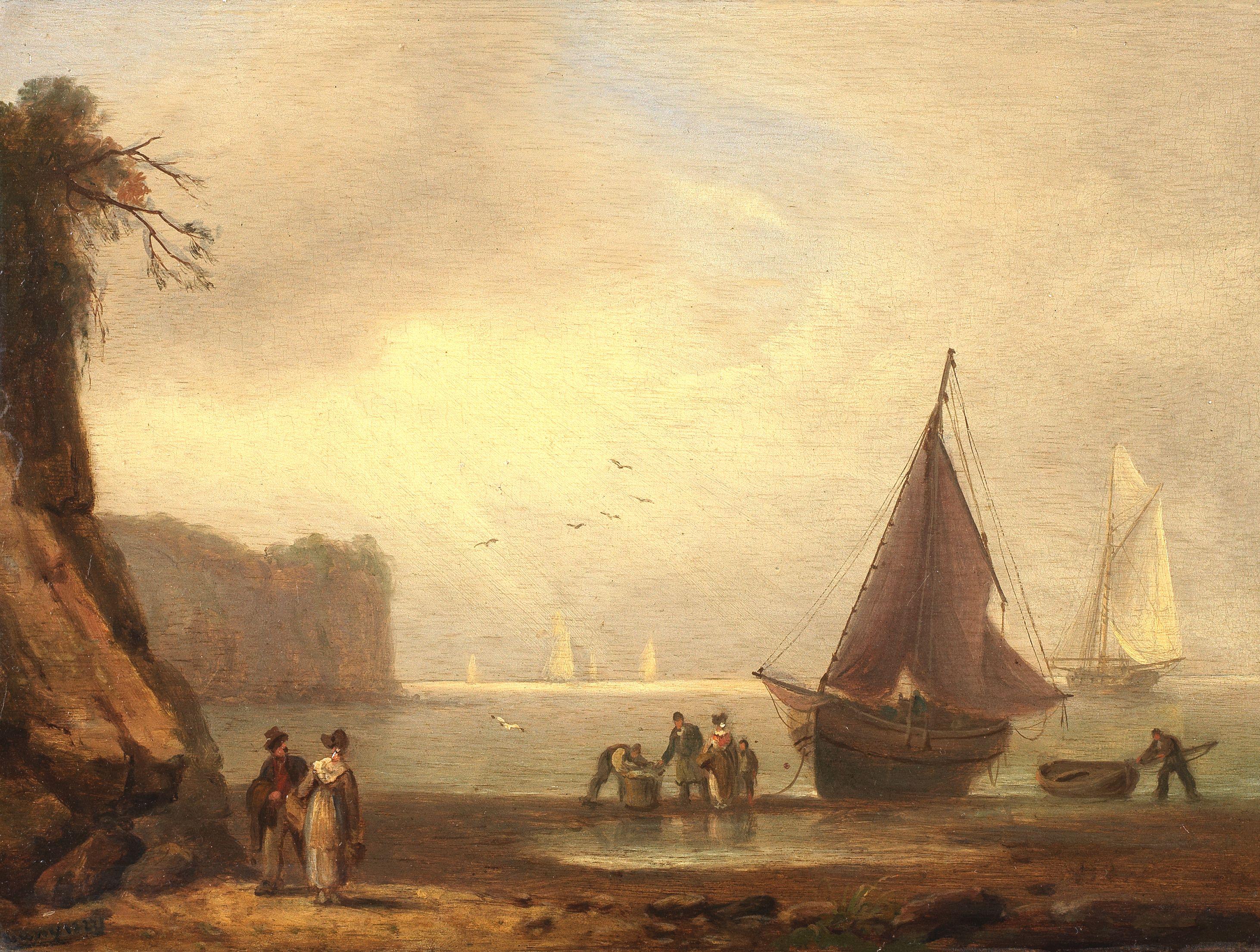 Thomas Luny - Unloading the catch