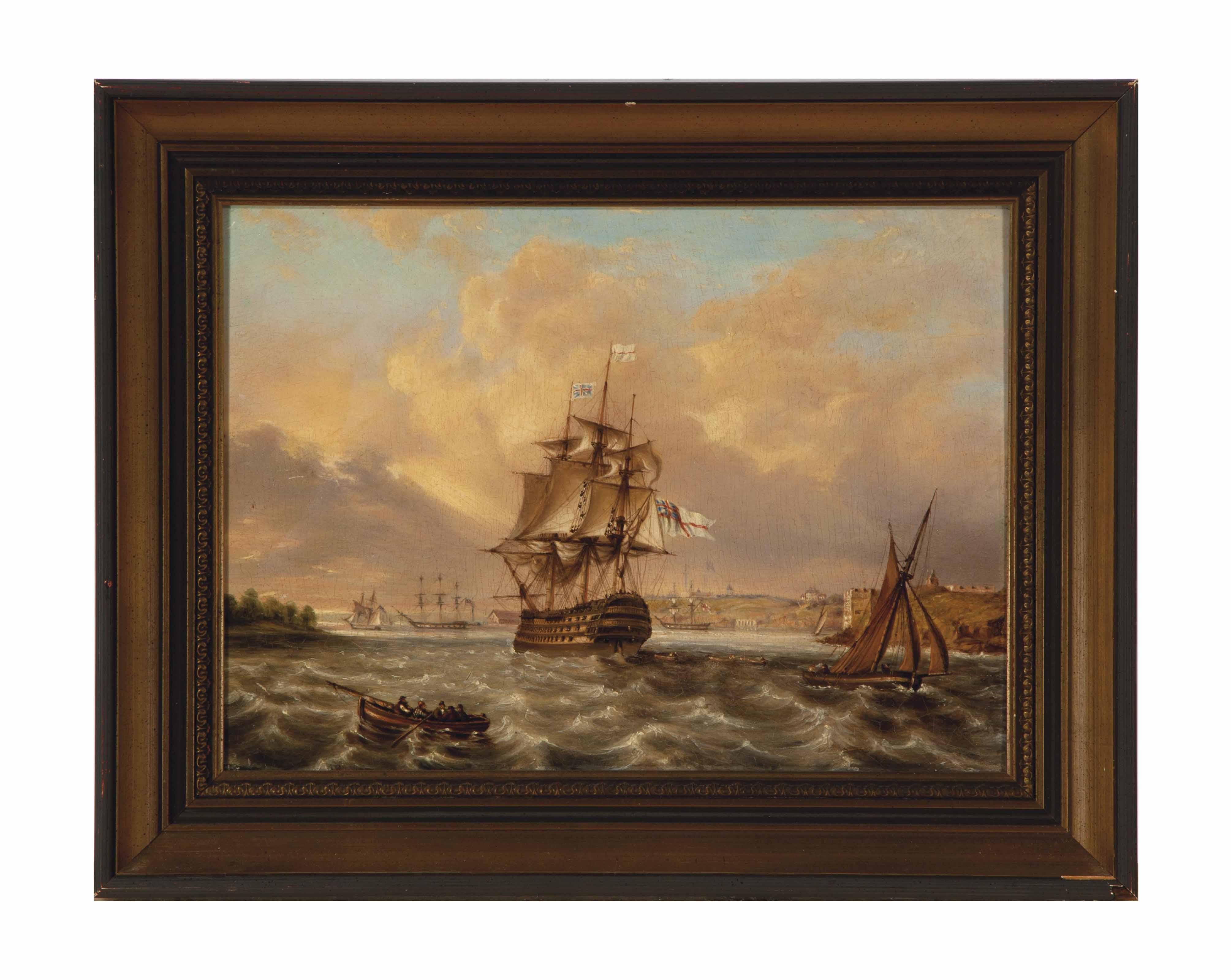 Thomas Lyde Hornbrook - H.M.S. Brittania