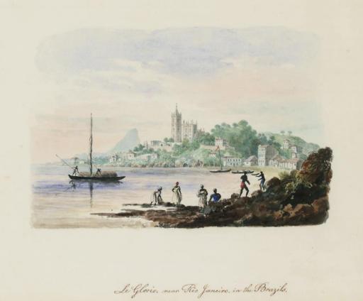 Thomas Lyde Hornbrook - Le Glorio, near Rio Janeiro, in the Brazils.