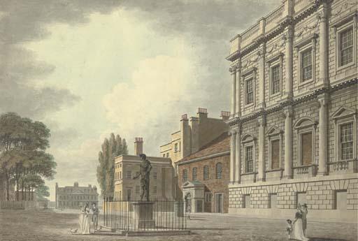 Thomas Malton, Jun. - The Banqueting House And The Privy Garden, Whitehall, London