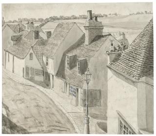 Thomas Matthew Rooke, R.W.S. - View of the High Street, Margate, Kent