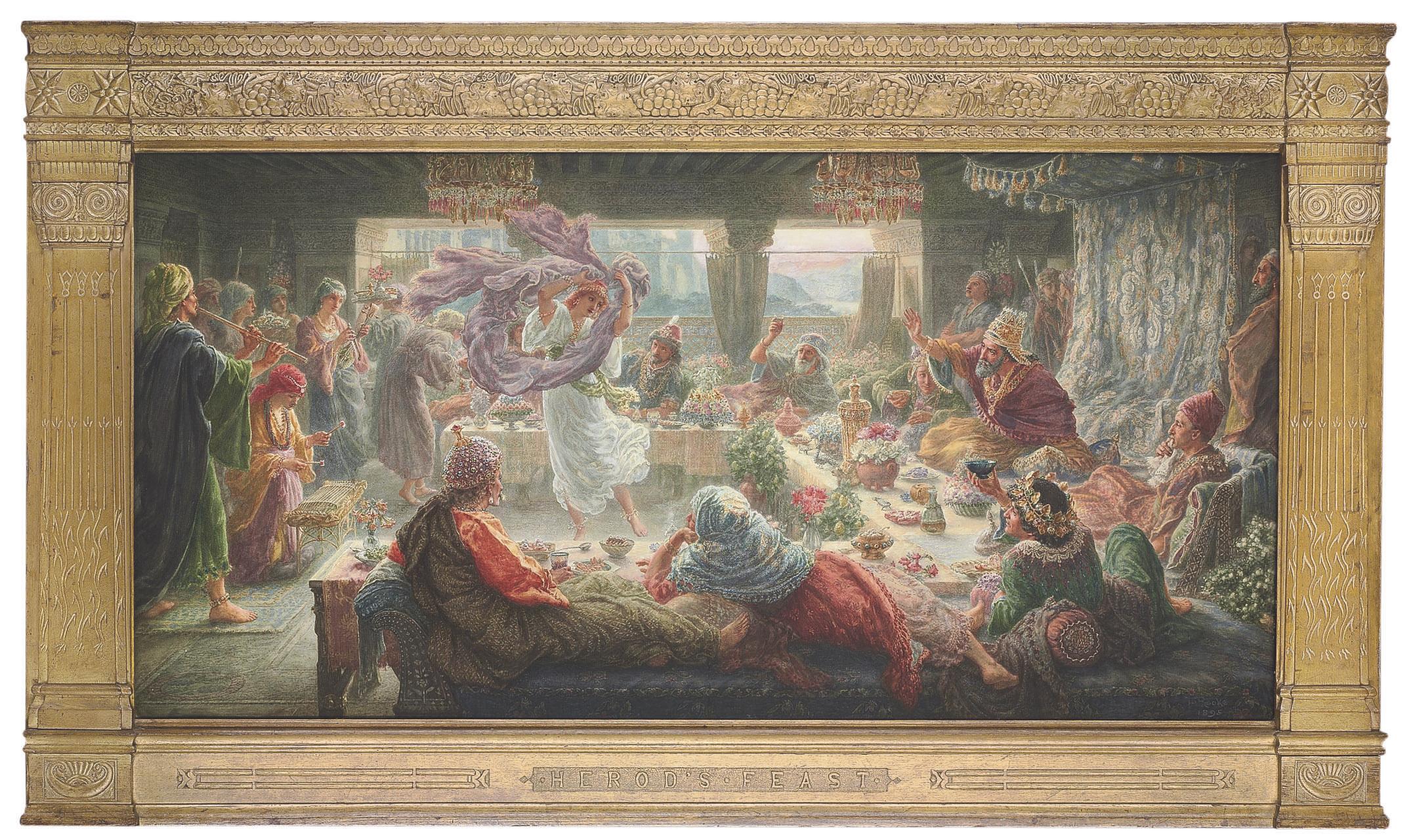 Thomas Matthews Rooke, R.W.S. - Herod\'s Feast