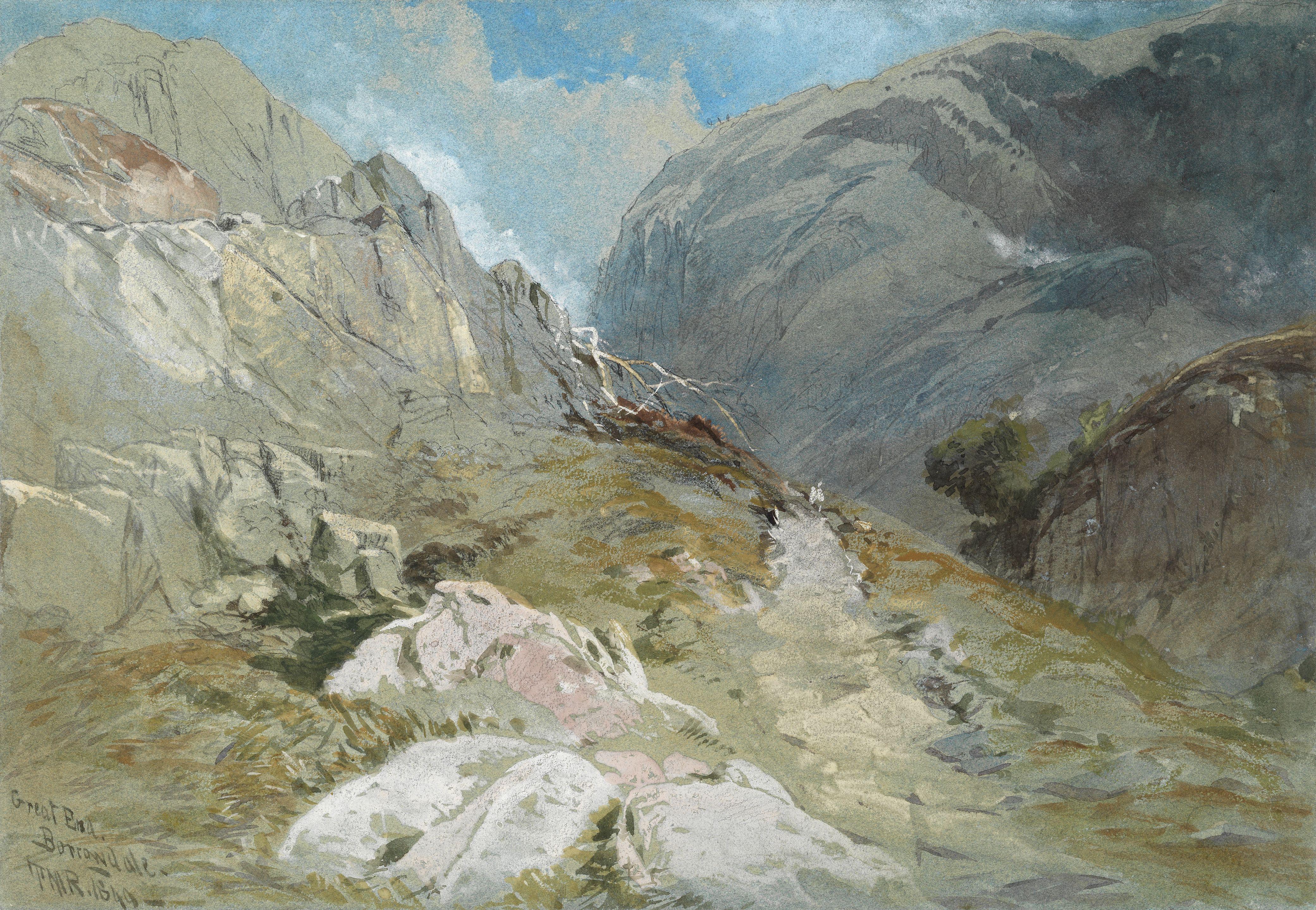 Thomas Miles Richardson Jnr., R.W.S. - \'Great End, Borrowdale\'