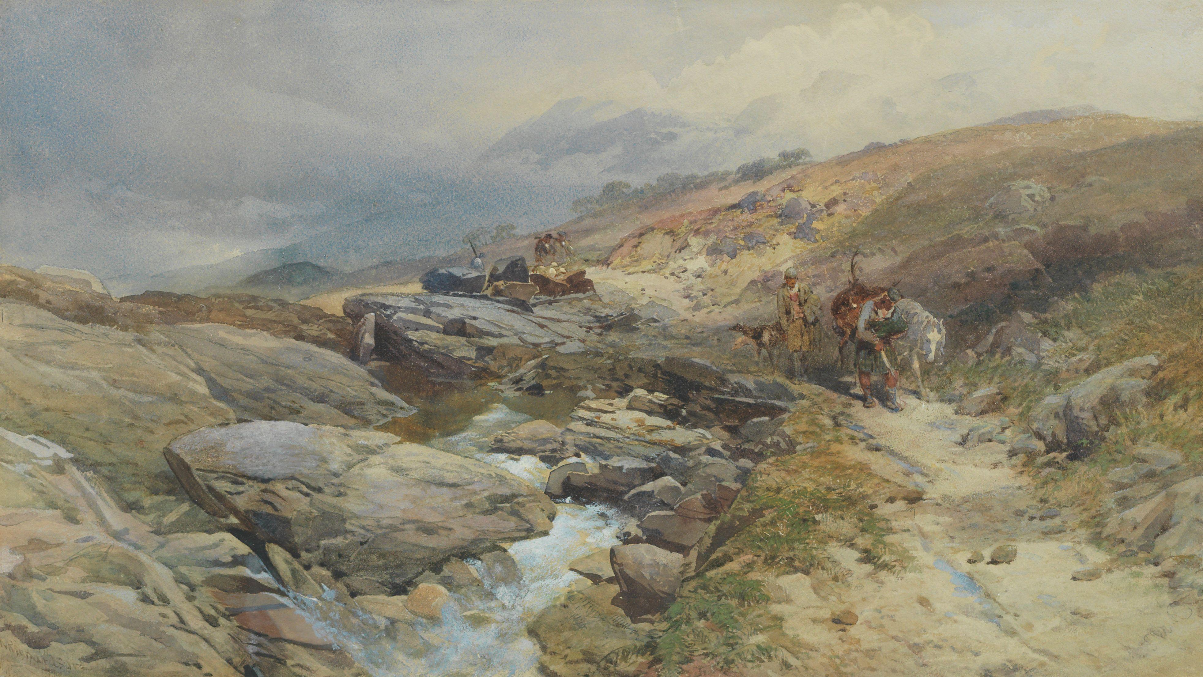 Thomas Miles Richardson Jnr. RWS - The stalkers\' return