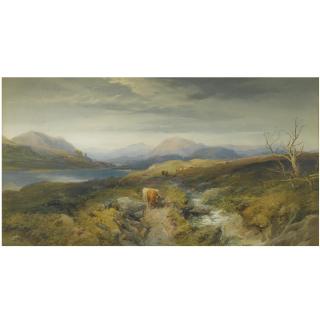 Thomas Miles Richardson Jnr. - Looking Up Glen Strae, Loch Awe