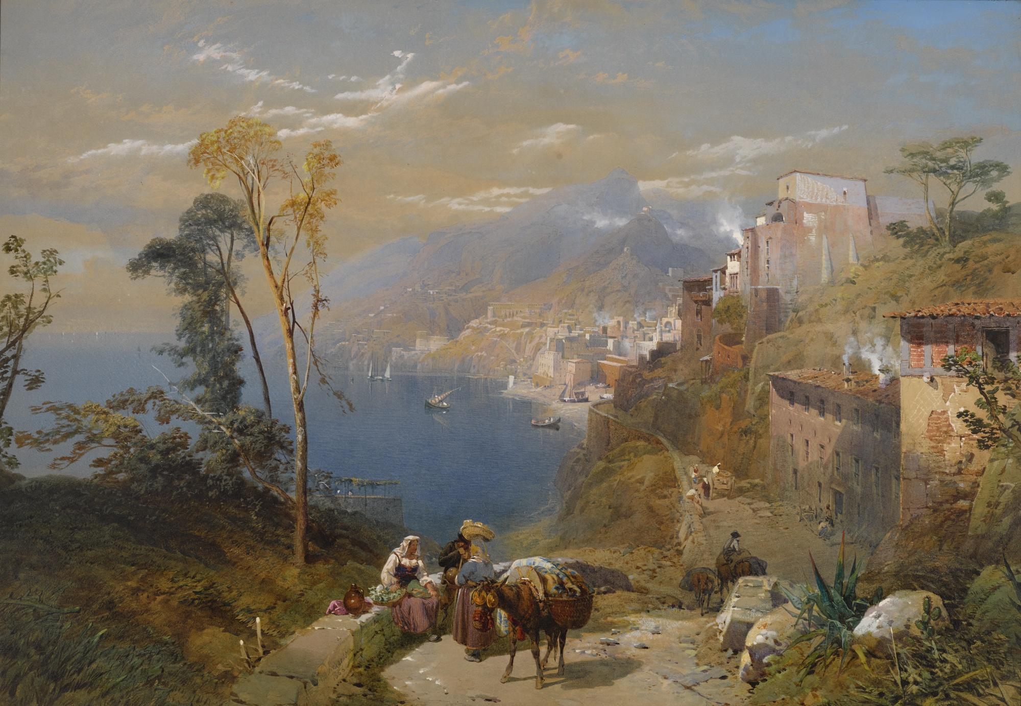 Thomas Miles Richardson Jnr. - On The Amalfi Coast