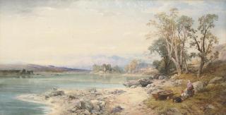 Thomas Miles Richardson, Jun., R.W.S. - Ardchonnel Castle, Loch Awe