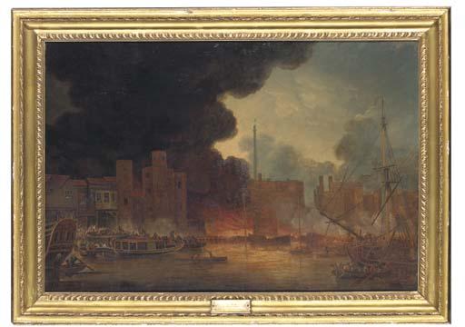 Thomas Mitchell - The Great Fire at Horsleydown, 1785