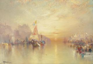 Thomas Moran - A Scene from Lalla Rookh