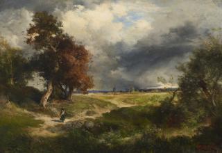 Thomas Moran - Autumn Winds, East Hampton, Long Island
