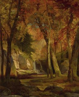 Thomas Moran - Autumn Wood Scene