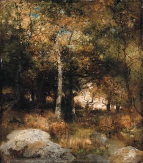 Thomas Moran - Autumn Wood