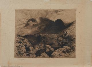 Thomas Moran - Bridge in the Pass of Glencoe, Scotland