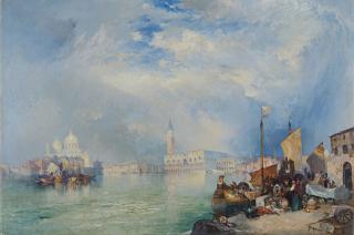 Thomas Moran - Entrance to the Grand Canal, Venice