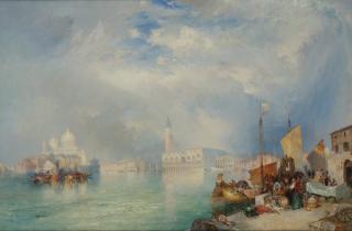 Thomas Moran - Entrance To The Grand Canal, Venice
